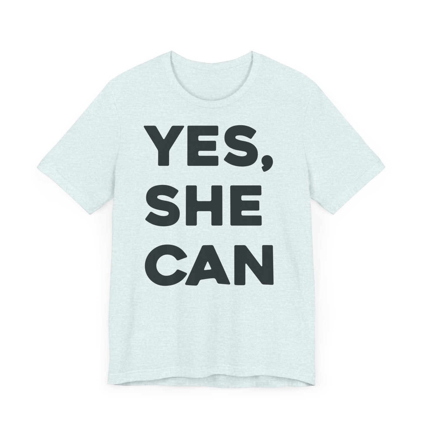 EU - Yes, She Can - Unisex Jersey Short Sleeve Tee