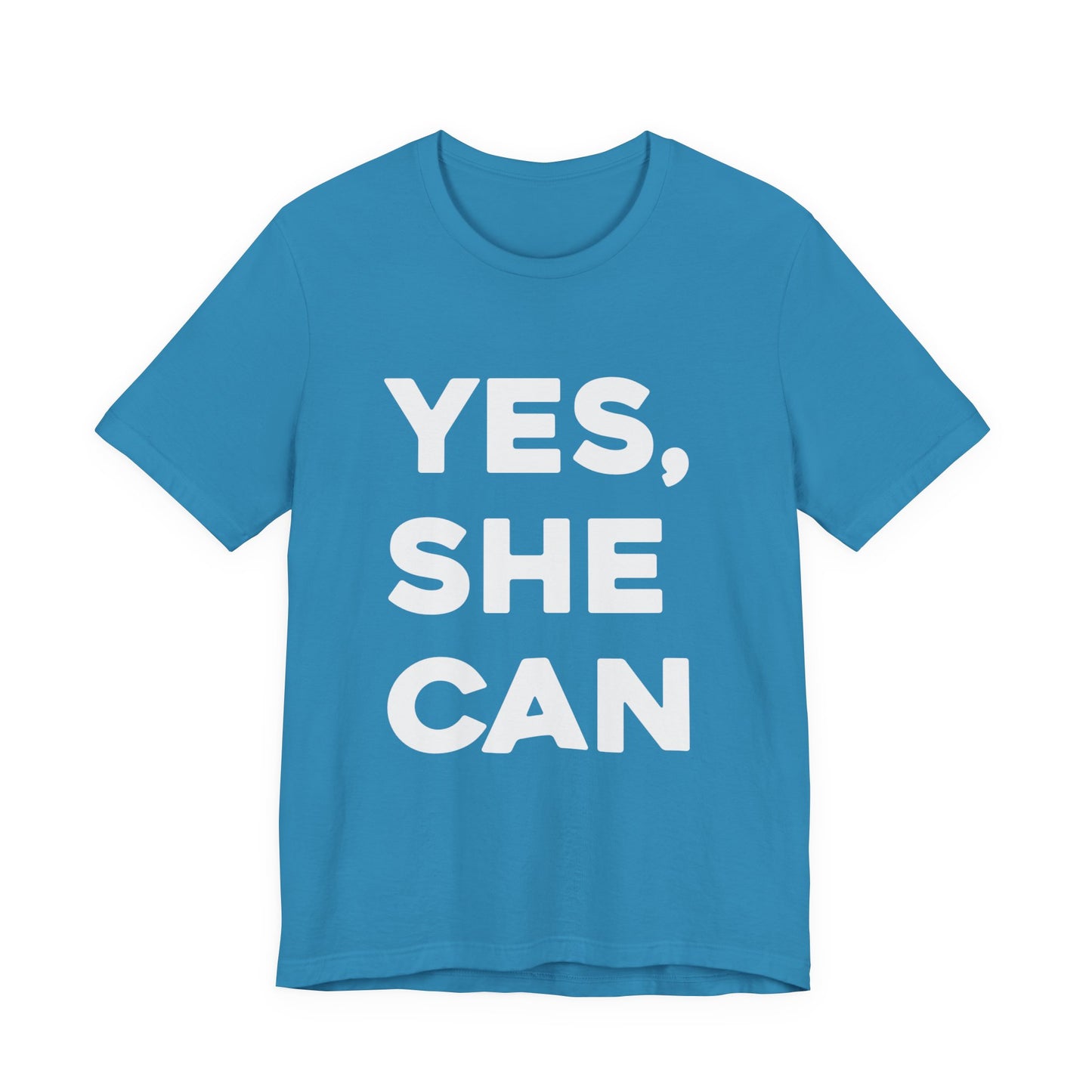 Yes, She Can - Unisex Jersey Short Sleeve Tee