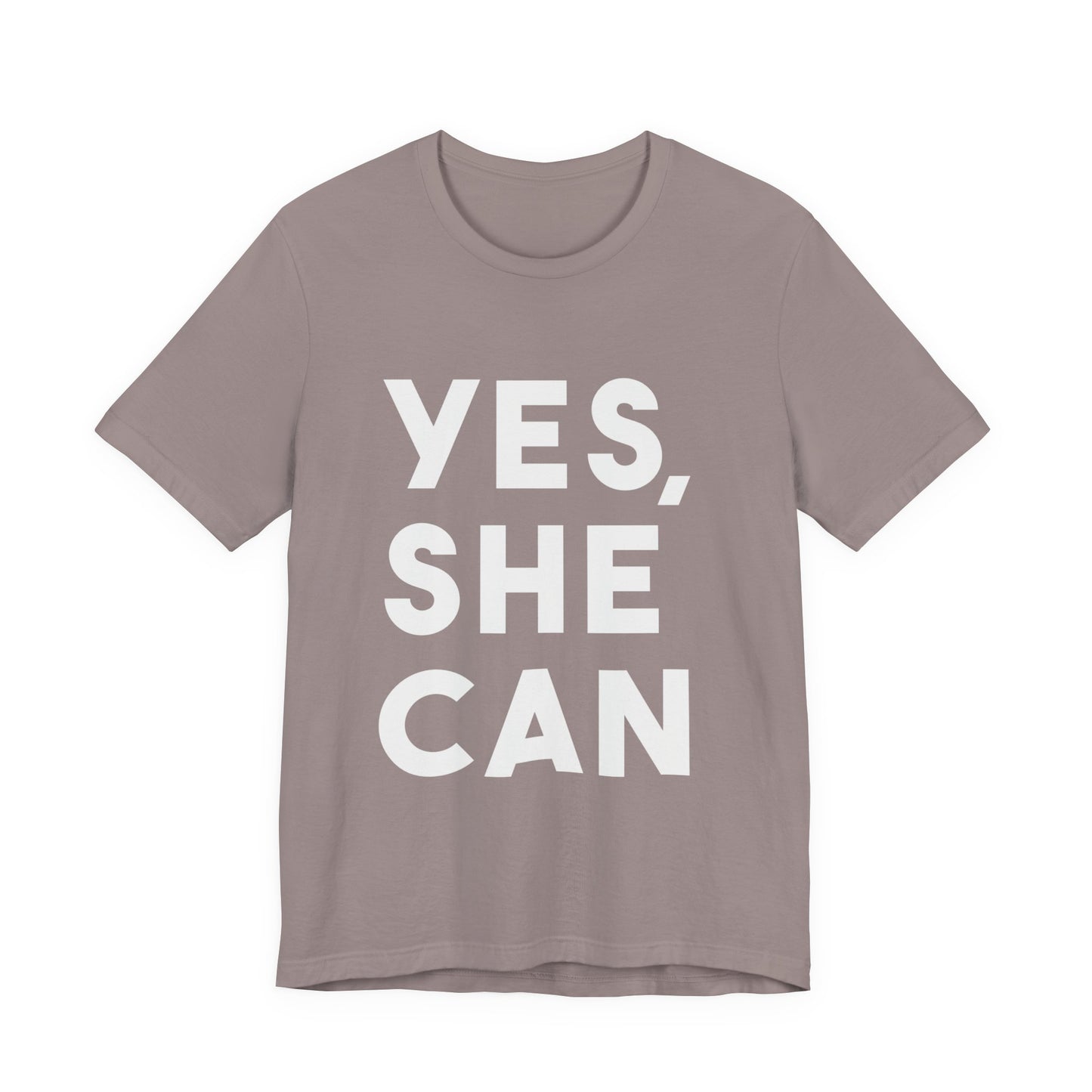 Yes, She Can - Unisex Jersey Short Sleeve Tee