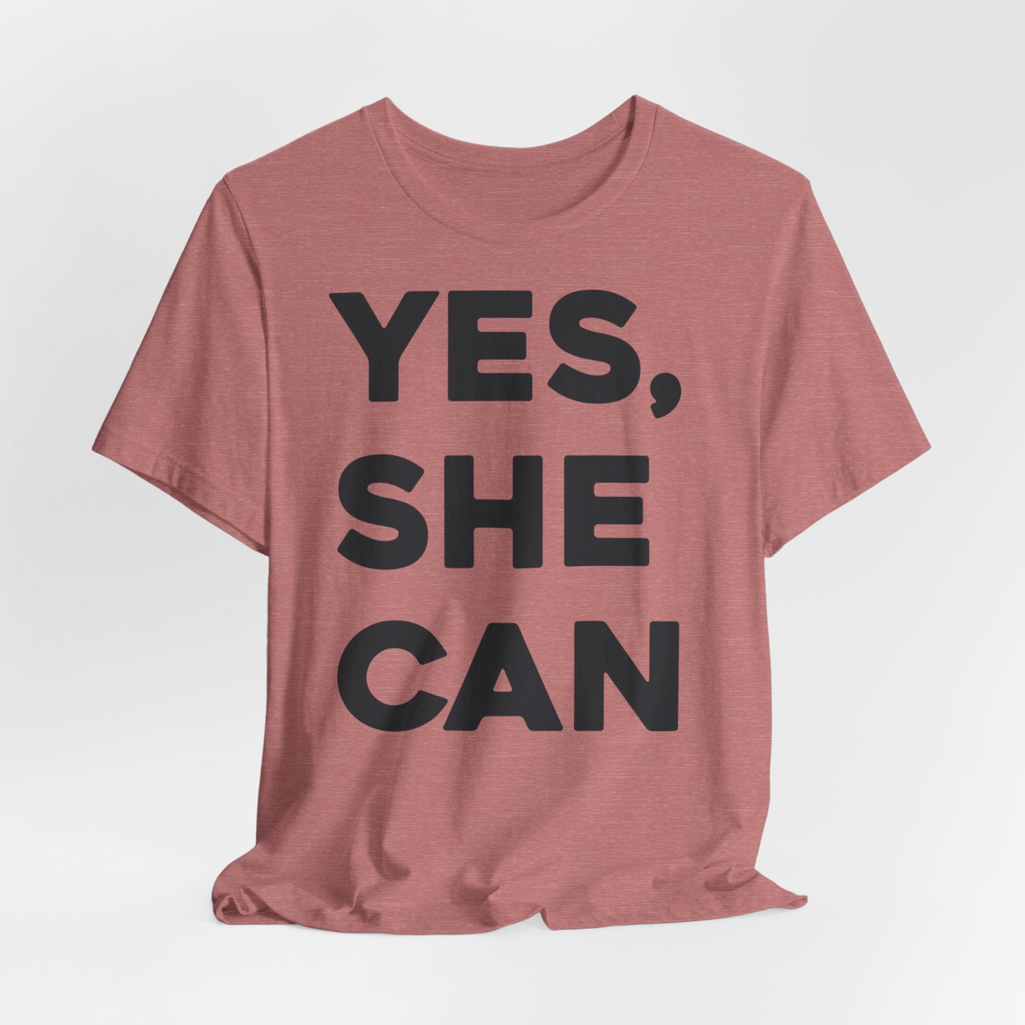 EU - Yes, She Can - Unisex Jersey Short Sleeve Tee