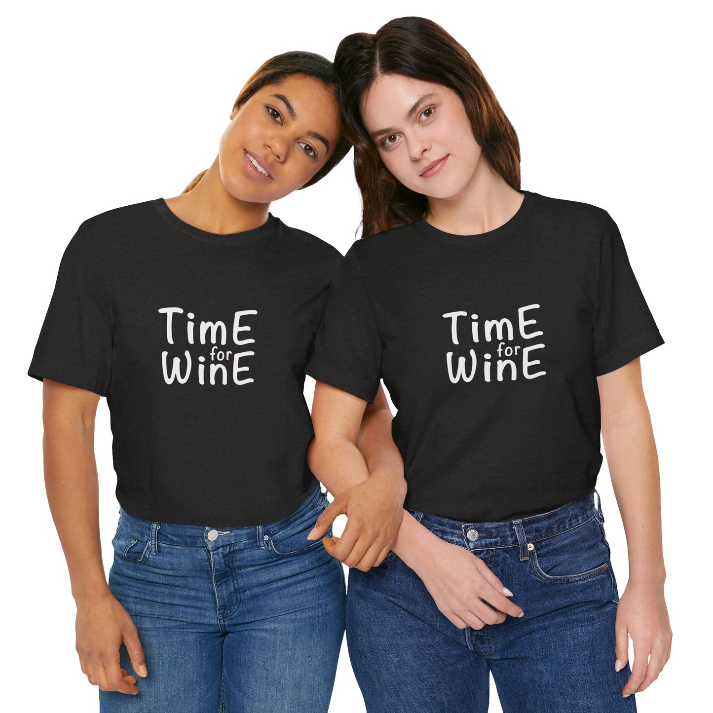 Time for Wine - Unisex Jersey Short Sleeve Tee