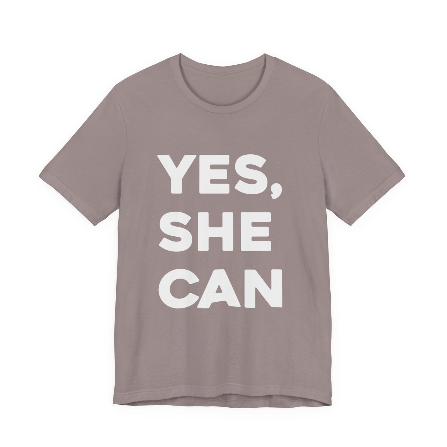 Yes, She Can - Unisex Jersey Short Sleeve Tee