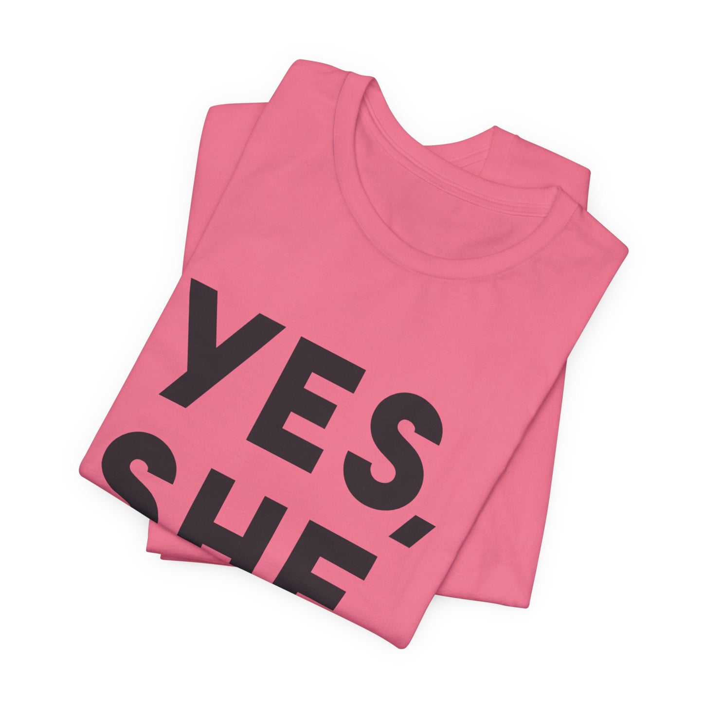 Yes, She Can - Unisex Jersey Short Sleeve Tee