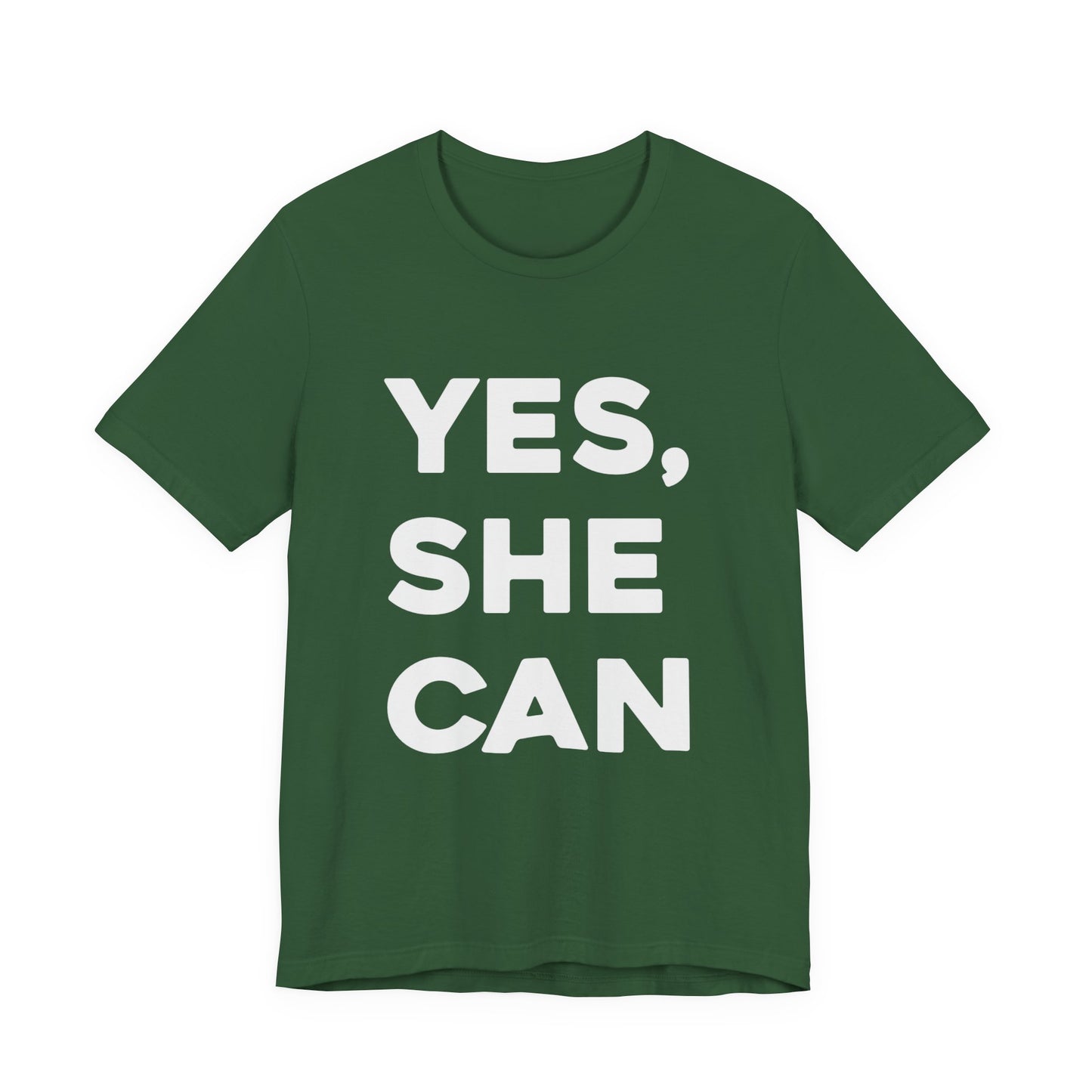 Yes, She Can - Unisex Jersey Short Sleeve Tee