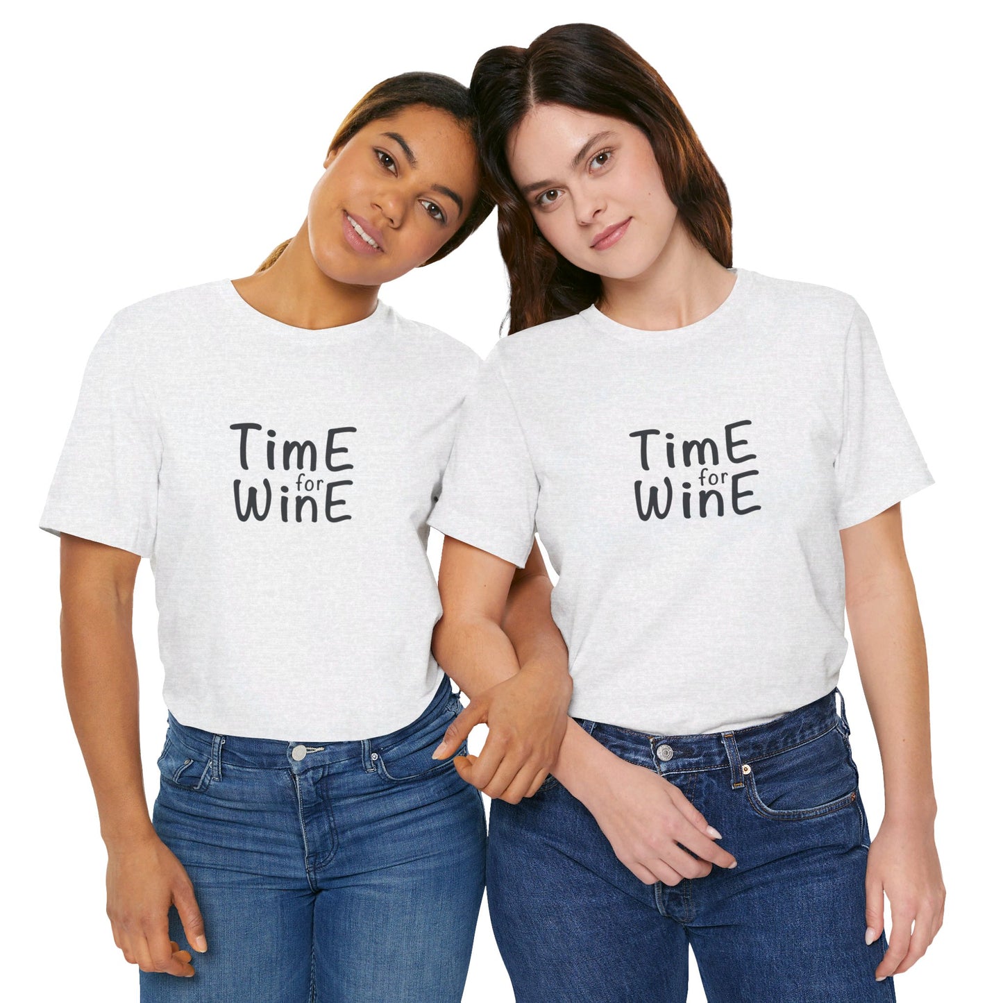 Time for Wine - Unisex Jersey Short Sleeve Tee