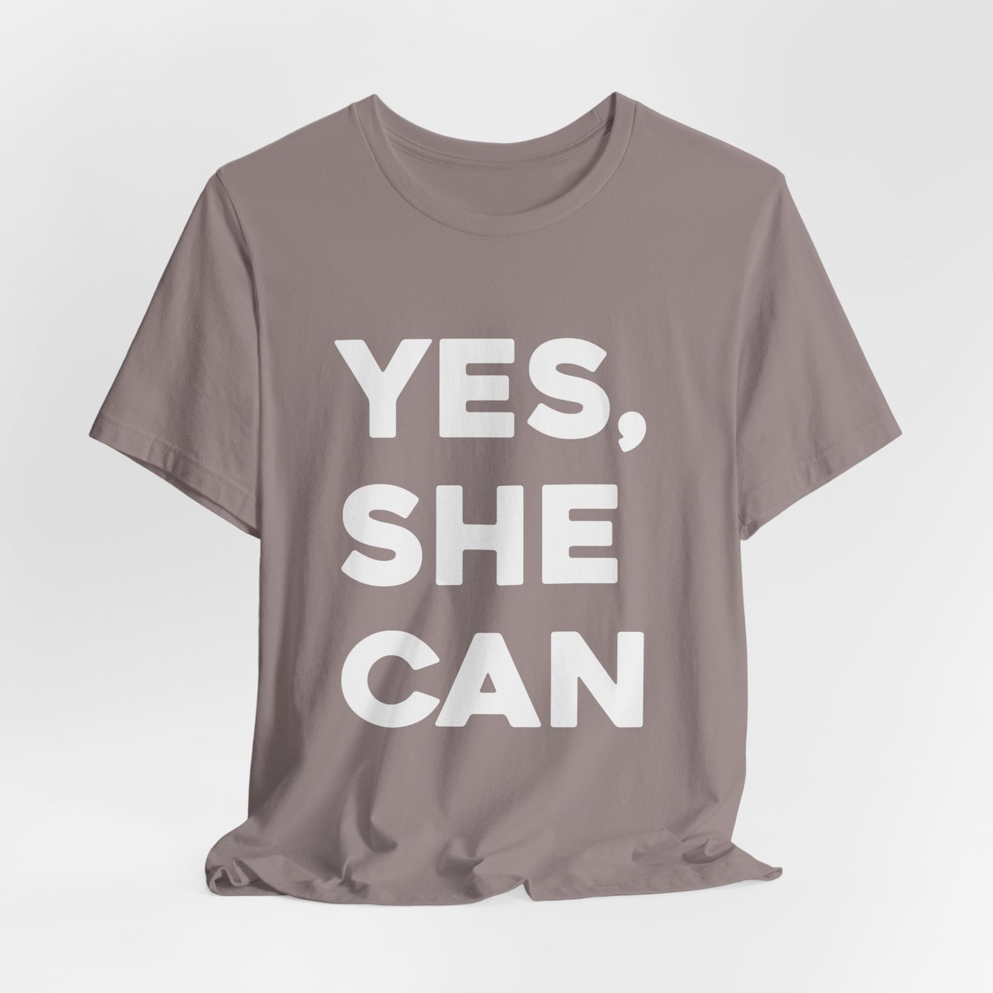 Yes, She Can - Unisex Jersey Short Sleeve Tee